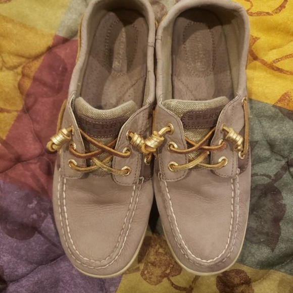 Sperry Gold/Brown Size 8.5 - Picture 2 of 3